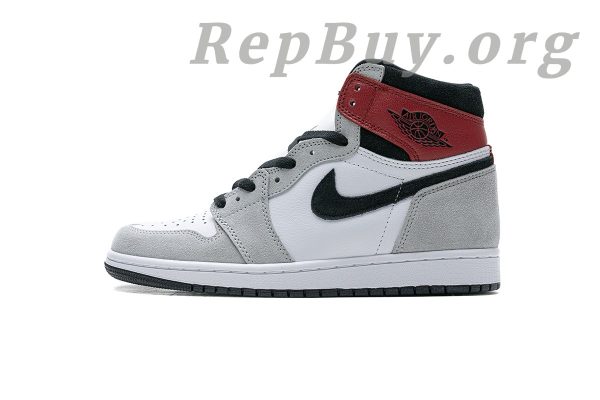 Top Version Air Jordan 1 Retro High Light Smoke Grey 555088-126 - 图片 5