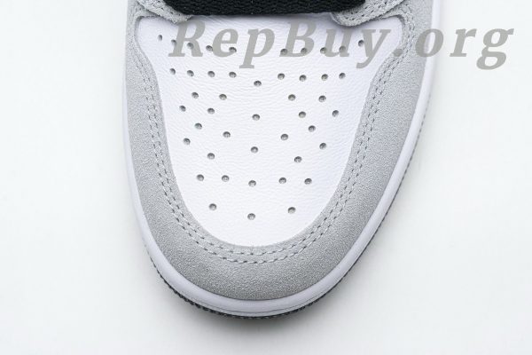 Top Version Air Jordan 1 Retro High Light Smoke Grey 555088-126 - 图片 17