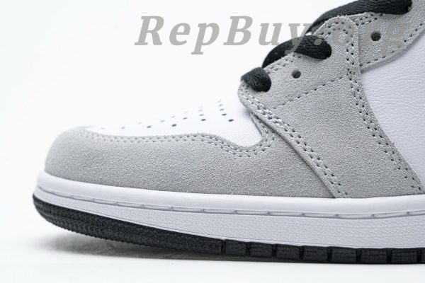 Top Version Air Jordan 1 Retro High Light Smoke Grey 555088-126 - 图片 18