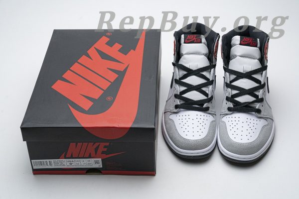 Top Version Air Jordan 1 Retro High Light Smoke Grey 555088-126 - 图片 25