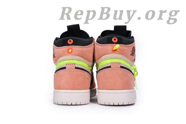Top Version Air Jordan 1 High Switch Peach CW6576-800 - 图片 16