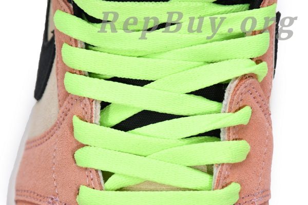 Top Version Air Jordan 1 High Switch Peach CW6576-800 - 图片 13