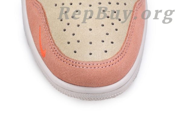 Top Version Air Jordan 1 High Switch Peach CW6576-800 - 图片 14