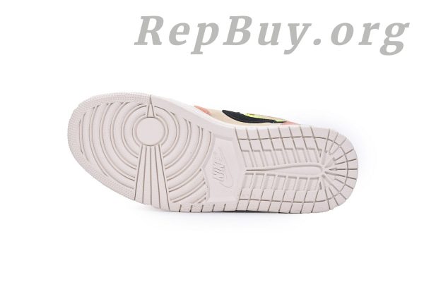 Top Version Air Jordan 1 High Switch Peach CW6576-800 - 图片 15