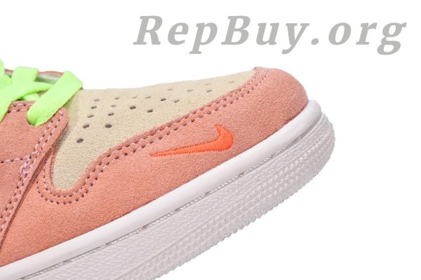 Top Version Air Jordan 1 High Switch Peach CW6576-800 - 图片 10