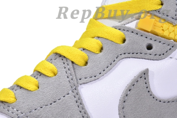 Top Version  Air Jordan 1 High Switch Light Smoke CW6576-100 - 图片 3