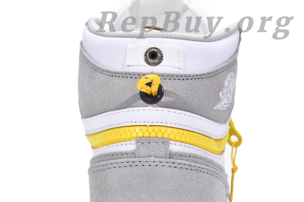 Top Version  Air Jordan 1 High Switch Light Smoke CW6576-100 - 图片 6