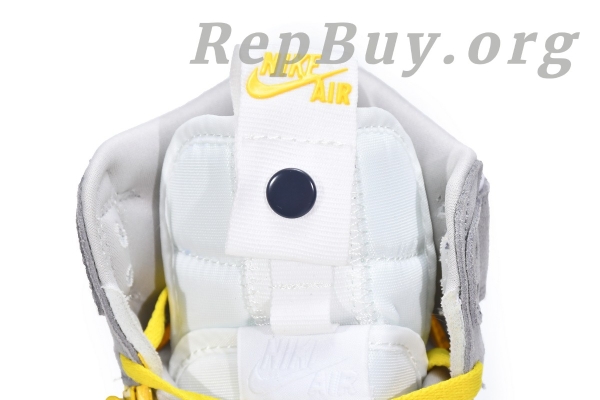Top Version  Air Jordan 1 High Switch Light Smoke CW6576-100 - 图片 12