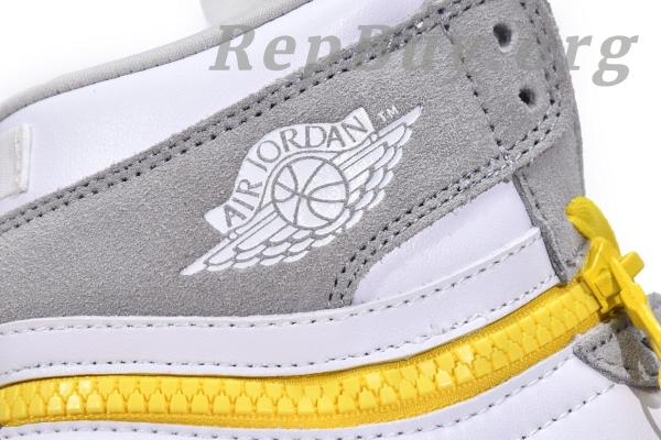 Top Version  Air Jordan 1 High Switch Light Smoke CW6576-100 - 图片 7