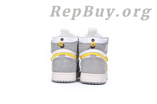 Top Version  Air Jordan 1 High Switch Light Smoke CW6576-100 - 图片 16