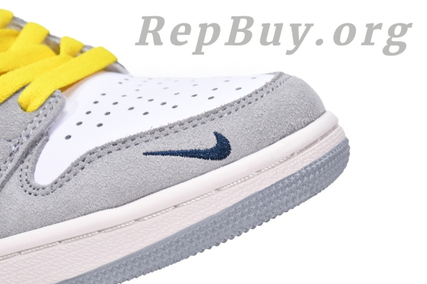 Top Version  Air Jordan 1 High Switch Light Smoke CW6576-100 - 图片 9