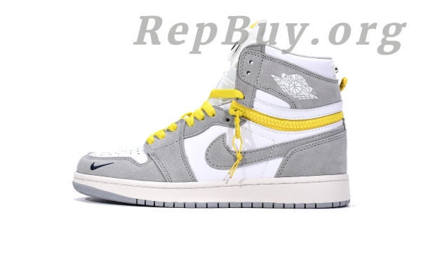 Top Version  Air Jordan 1 High Switch Light Smoke CW6576-100