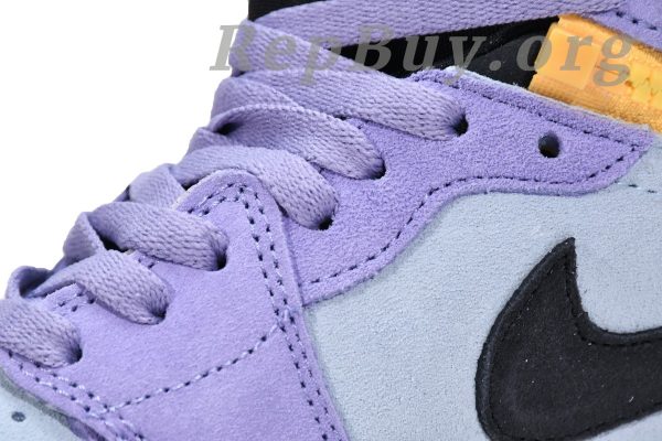 Top Version Air Jordan 1 High Switch Purple Pulse CW6576-500 - 图片 4