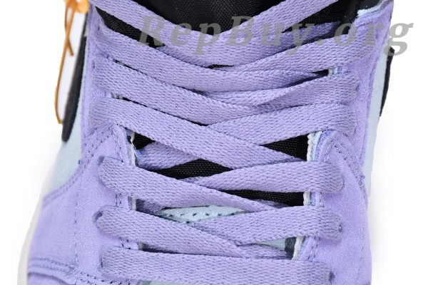 Top Version Air Jordan 1 High Switch Purple Pulse CW6576-500 - 图片 13