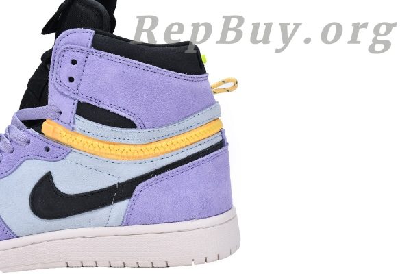 Top Version Air Jordan 1 High Switch Purple Pulse CW6576-500 - 图片 6