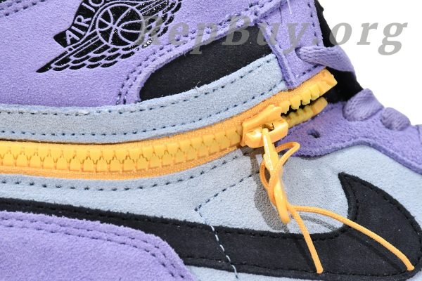 Top Version Air Jordan 1 High Switch Purple Pulse CW6576-500 - 图片 8