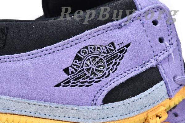 Top Version Air Jordan 1 High Switch Purple Pulse CW6576-500 - 图片 9