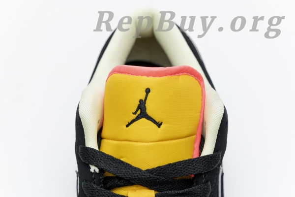 Top Version Air Jordan 1 Low Black Aurora Green Laser Orange CK3022-013 - Image 11