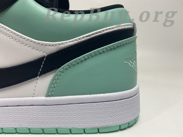 Top Version Air Jordan 1 Low Emerald Toe 553558-117 - Image 9