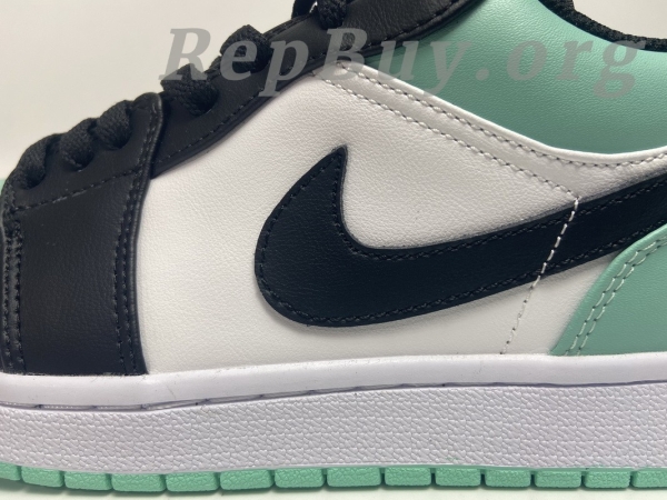 Top Version Air Jordan 1 Low Emerald Toe 553558-117 - Image 10