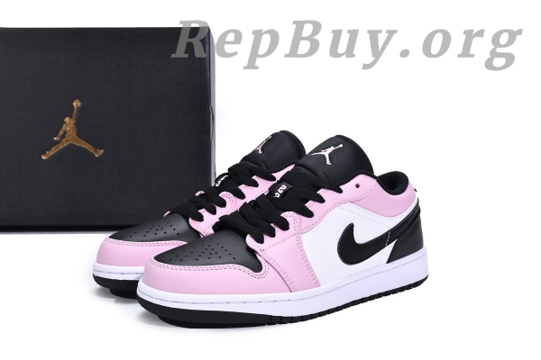 Top Version Air Jordan 1 Low Light Arctic Pink (GS) 554723-601 - 图片 16