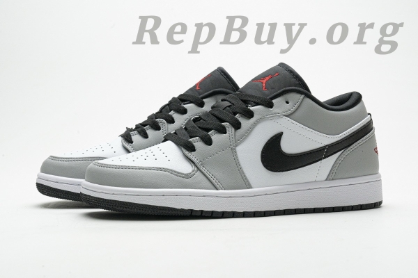 Air Jordan 1 Low Light Smoke Grey 553558-030 - 图片 6