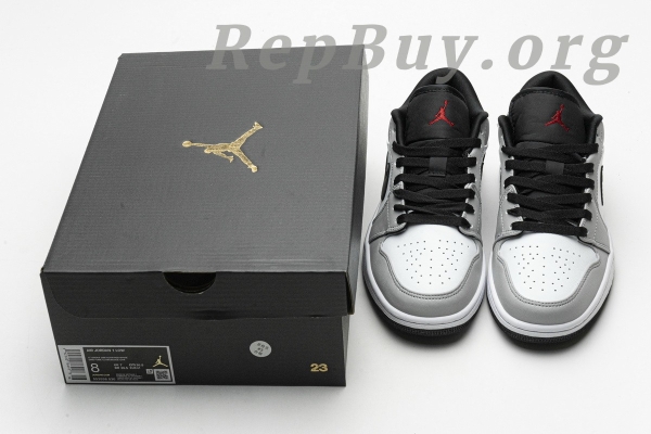 Air Jordan 1 Low Light Smoke Grey 553558-030 - 图片 18