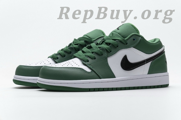 Top Version Air Jordan 1 Low Pine Green 553558-301 - 图片 6
