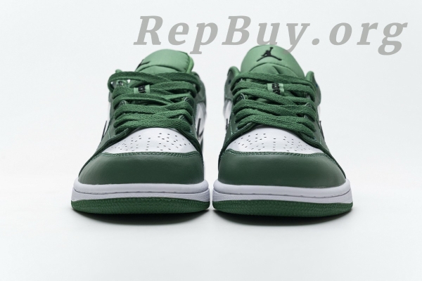 Top Version Air Jordan 1 Low Pine Green 553558-301 - 图片 7