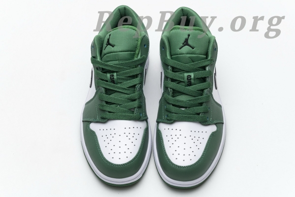 Top Version Air Jordan 1 Low Pine Green 553558-301 - 图片 8