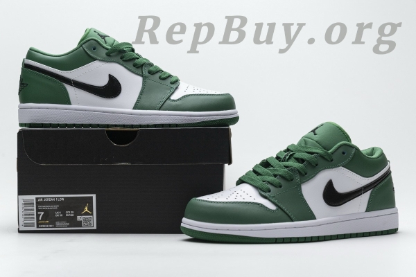 Top Version Air Jordan 1 Low Pine Green 553558-301 - 图片 19