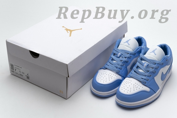 Top Version Air Jordan 1 Low UNC (W) AO9944-441 - Image 19