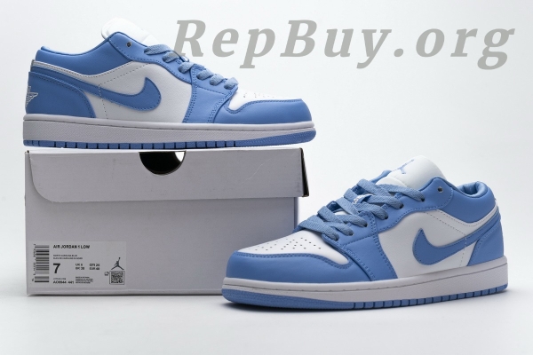 Top Version Air Jordan 1 Low UNC (W) AO9944-441 - Image 20