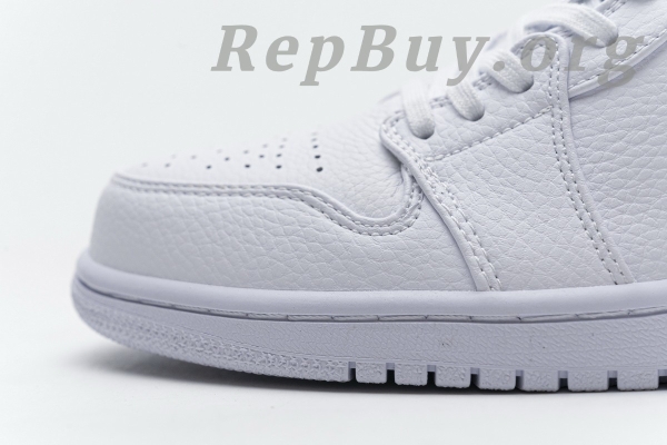 Top Version Air Jordan 1 Low White Metallic Gold (W) CZ4776-100 - 图片 14
