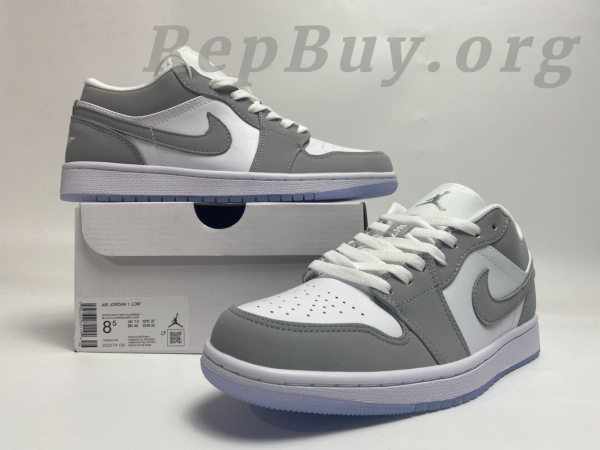 Air Jordan 1 Low Wolf Grey (W) DC0774-105 - 图片 15
