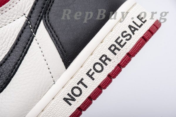 Top Version Air Jordan 1 Retro High Not for Resale Varsity Red 861428-106 - Image 12