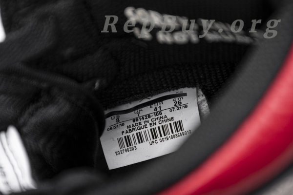 Top Version Air Jordan 1 Retro High Not for Resale Varsity Red 861428-106 - Image 25