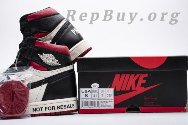 Top Version Air Jordan 1 Retro High Not for Resale Varsity Red 861428-106 - Image 26