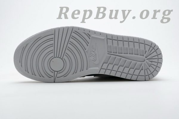 Top Version Air Jordan 1 Retro High Neutral Grey Hyper Crimson 555088-018 - 图片 16