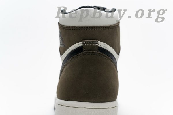 Top Version Air Jordan 1 Retro High Dark Mocha 555088-105 - 图片 7