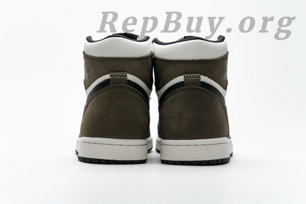 Top Version Air Jordan 1 Retro High Dark Mocha 555088-105 - 图片 6
