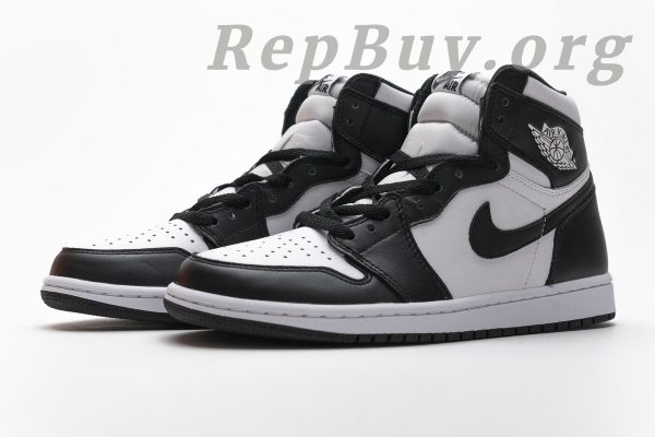 Top Version Jordan 1 Retro Black White (2014) 555088-010 - 图片 4