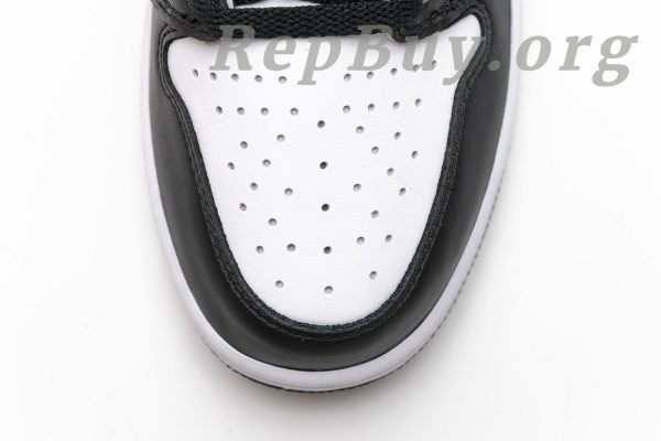 Top Version Jordan 1 Retro Black White (2014) 555088-010 - 图片 14