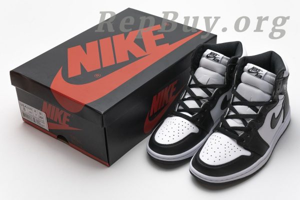 Top Version Jordan 1 Retro Black White (2014) 555088-010 - 图片 23