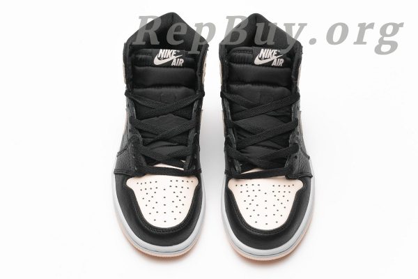 Top Version Air Jordan 1 Retro High Black Crimson Tint 555088-081 - 图片 3