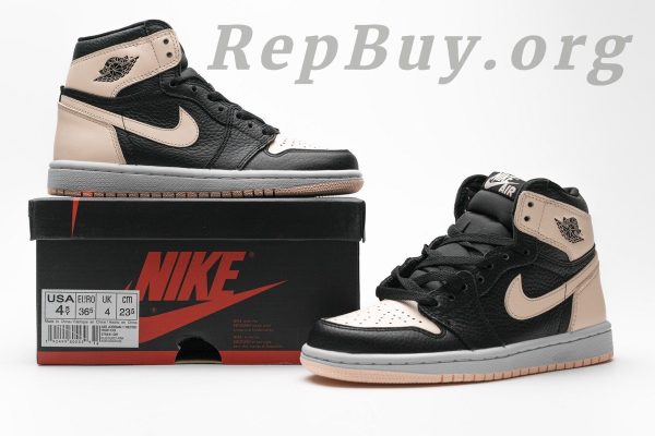 Top Version Air Jordan 1 Retro High Black Crimson Tint 555088-081 - 图片 20