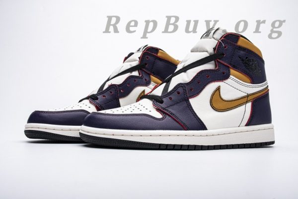 Top Version Air Jordan 1 Retro High OG Defiant SB LA to Chicago CD6578-507 - 图片 4