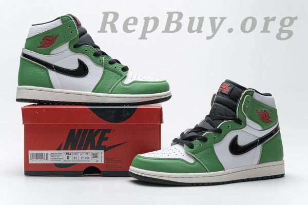 Top Version Air Jordan 1 Retro High Lucky Green (W) DB4612-300 - 图片 24