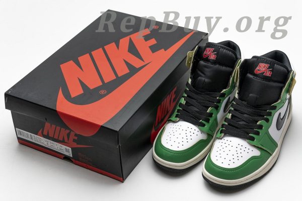 Top Version Air Jordan 1 Retro High Lucky Green DB4612-300 - 图片 22