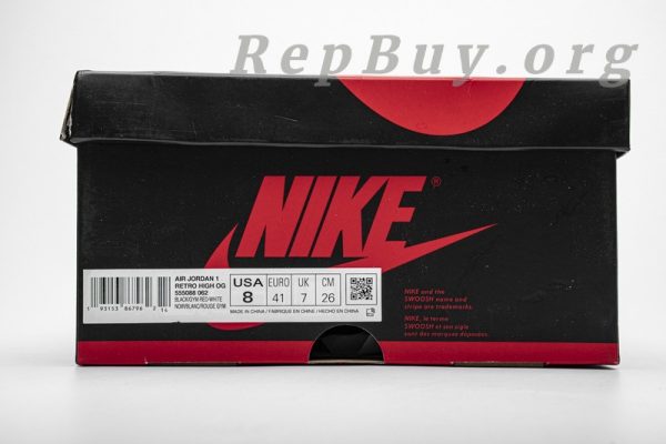 Top Version  Air Jordan 1 Retro High OG “Meant To Fly”  555088-062 - Image 20